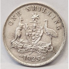 AUSTRALIA 1925/3 . ONE 1 SHILLING . VARIETY . OVERDATE